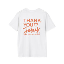 Load image into Gallery viewer, Thank You Jesus for Everything T-Shirt | Christian Faith Tee Coral