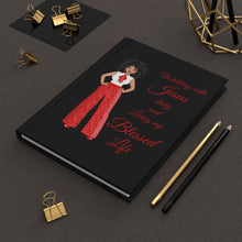 Load image into Gallery viewer, Walking with Jesus Hardcover Journal (Red)