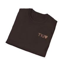 Load image into Gallery viewer, Thank You Jesus Script Tee | T-Shirt, Faith Christian Religious Typography Chocolate