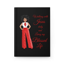 Load image into Gallery viewer, Walking with Jesus Hardcover Journal (Red)