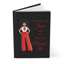 Load image into Gallery viewer, Walking with Jesus Hardcover Journal (Red)