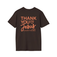 Load image into Gallery viewer, Thank You Jesus for Everything T-Shirt | Christian Faith Tee Coral