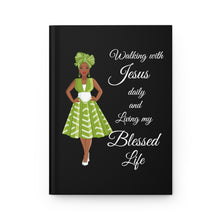 Load image into Gallery viewer, Walking with Jesus Daily - Green - Hardcover Journal
