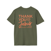 Load image into Gallery viewer, Thank You Jesus for Everything T-Shirt | Christian Faith Tee Coral
