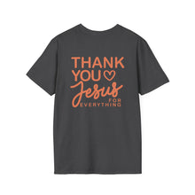 Load image into Gallery viewer, Thank You Jesus for Everything T-Shirt | Christian Faith Tee Coral
