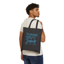 Load image into Gallery viewer, Thank You Jesus for Everything Tote Bag | Christian Faith Scripture Canvas Tote
