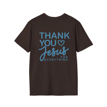 Load image into Gallery viewer, Thank You Jesus for Everything T-Shirt | Christian Faith Tee Blue
