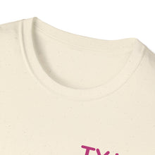 Load image into Gallery viewer, Thank You Jesus T-Shirt | Christian Faith Tee, PINK script heart
