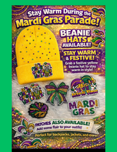 Load image into Gallery viewer, Mardi Gras Beanie
